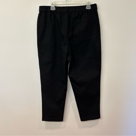 LOFT, Elastic Waist, Black, Cotton Dress Pants, Size Large - Picture 12 of 13